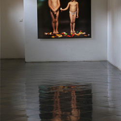 NINAVALE. Ausstellungseröffnung. 'Paradise is temporarily closed. God' KULTUM Graz, 24. Oktober 2020. Foto: KULTUM/Andrea Hopper