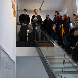 1. Kuratorenführung mit Johannes Rauchenberger und Künstlergespräche mit Michael Endlicher, Zlatko Kopljar, Reinhild Gerum, Heribert Friedl, Wilhelm Scheruebl, Alois Neuhold und Hannes Priesch – Rundgang im steirischen herbst 25, 27. September 2025