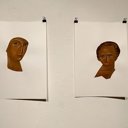 Judith Zilllich: MUTTER GOTTES. (Ikonen 2018–2021), Eitempera auf PapierKULTUM Galerie, 12. Nov. 2021 bis 12. Feb. 2022. Kurator: Johannes Rauchenberger