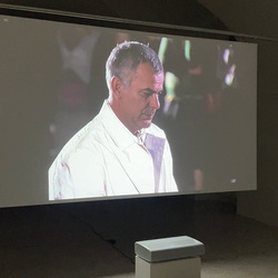 Artist-Curator Talk Zlatko Kopljar and Johannes Rauchenberger, 28. Sept. 2024, steirischer herbst, Ausstellung: Zlatko Kopljar: Erasion