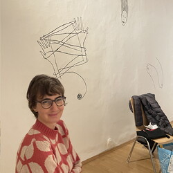 Eröffnung der Ausstellung: 'SISTERS OF THE LABYRINTH' von Renate Kordon und Tamara Friebel, KULTUM Graz, 2. März 2024. Foto: KULTUM/Johannes Rauchenberger