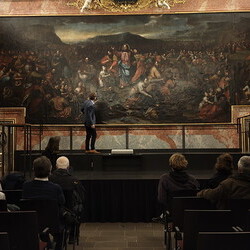 Lange Nacht der Museen, 4. Oktober 2025: Alte Bilder von, aus, ?ber Gott... Die Botschaft der Bilder im Minoritensaal: Führung mit Dr. Johannes Rauchenberger durch den Minoritensaal