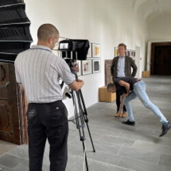 PETER ANGERER_GEHEN & BLEIBEN_Filmdreh. Foto: KULTUM/Hopper