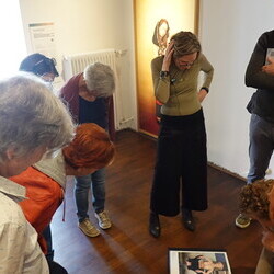 Künstleringespräch mit Dorothee Golz in der Ausstellung 'Gott hat kein Museum' mit Kurator Johannes Rauchenberger.  KULTUMUSEUM Graz, 9.5.2026