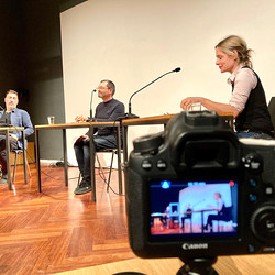 Der doppelte Gast: Thomas Ballhausen - Helwig Brunner. 'Das Mädchen Parzifal ist nicht von gestern'. Moderation: Barbara Rauchenberger. KULTUM, 26.9.2020, Foto: KULTUM/Andrea Hopper