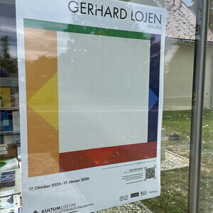 Gerhard Lojen (1935-2005) zum 20. Todestag und 90. Geburtstag: KULTUMUSEUM im Spiegelgitterhaus Gleisdorf, 17. Oktober 2025 bis 17. J?nner 2026Kurator: Johannes Rauchenberger