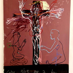 Guillaume Bruere, Dead & Alive. Alte Meister, 2021,  Ausstellungsaufbau. Foto: KULTUM/Andrea Hopper