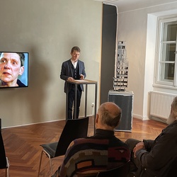 CINEMA ALTERA_Thomas Henke, Lorenz Estermann, Ausstellungseröffnung, 07.02.2023. Foto: KULTUM Graz