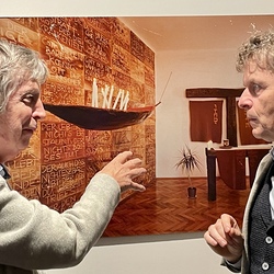 Josef Fink_Im Bann (s)einer großen Erzählung_Kuratorenführung. Foto: KULTUM/Hopper