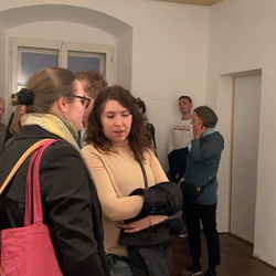 Führung mit Kurator Johannes Rauchenberger durch die Ausstellung 'Auslöschung' von Zlatko Kopljar