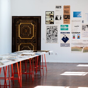 Ausstellungsansichten: 'Im Bann (s)einer großen Erzählung: Josef Fink (1941–1999), KULTUM Graz, 28.2.–19.4.2025 Kurator*in: Elisabeth Koller, Johannes Rauchenberger