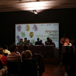'language crosses borders': Tage der afrikanischen Literaturen: KULTUM Graz und Kunsthaus Graz, 5.?7. Mai 2023  Er?ffnung am Freitag, 5. Mai im KULTUM