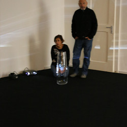 NINAVALE. Ausstellungsaufbau. 'Paradise is temporarily closed. God' KULTUM Graz, 24. Oktober 2020 bis 12. Dezember 2020. Foto: KULTUM/Andrea Hopper