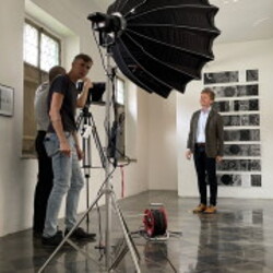 PETER ANGERER_GEHEN & BLEIBEN_Filmdreh. Foto: KULTUM/Hopper