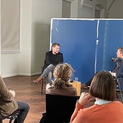 CINEMA ALTERA_Thomas Henke_Künstlergespräch_20230222. Foto: KULTUM Graz