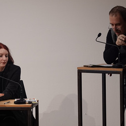 Literatur Hotel am 9.12.2025 mit Slata Roschal und Bertram Reinecke