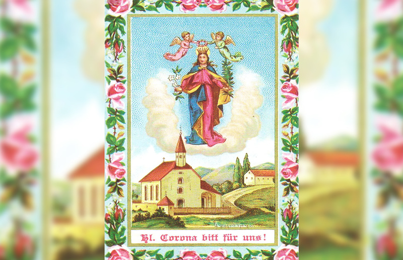 Andachtsbild von St. Corona am Wechsel / Institut St. Justinus