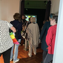 DE PROPAGANDA FIDE. Überraschende Glaubenswerbungen der Katholischen Kirche ? Kuratorenführung mit Johannes Rauchenberger im Rahmen des Galerientags des steirischen herbst, 24.9.2022 Foto: KULTUM/Alexandra Seyi