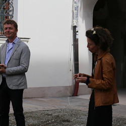 KURATORINNENFÜHRUNG, Juli 2021, Ausstellung EINATMEN-AUSATMEN. Foto: KULTUM