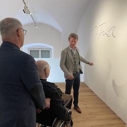 Josef Fink_Im Bann (s)einer großen Erzählung_Kuratorenführung. Foto: KULTUM/Hopper