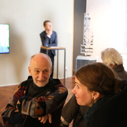 CINEMA ALTERA_Thomas Henke, Lorenz Estermann, Ausstellungseröffnung, 07.02.2023. Foto: KULTUM Graz