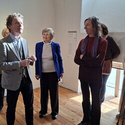 'God's Codes' - 10. Themenführung in der Ausstellung 'Gott hat kein Museum' mit Kurator Johannes Rauchenberger: Special guests: Markus Wilfling und Martin Behr