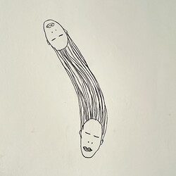 Aufbau der Ausstellung: 'SISTERS OF THE LABYRINTH' von Renate Kordon und Tamara Friebel, KULTUM Graz, 2.-23.März 2024  Foto: KULTUM/Johannes Rauchenberger