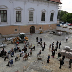 Ausstellungseröffnung, EINATMEN - AUSATMEN, 2. Juni 2021, Foto: KULTUM