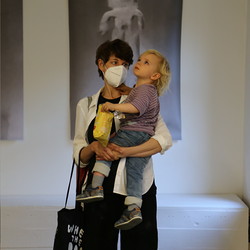 Ausstellungseröffnung, EINATMEN - AUSATMEN, 2. Juni 2021, Foto: KULTUM