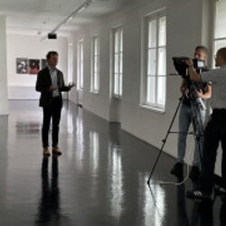 PETER ANGERER_GEHEN & BLEIBEN_Filmdreh. Foto: KULTUM/Hopper