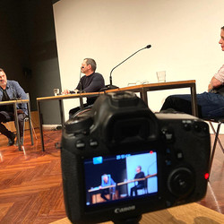 Der doppelte Gast: Thomas Ballhausen - Helwig Brunner. 'Das Mädchen Parzifal ist nicht von gestern'. Moderation: Barbara Rauchenberger. KULTUM, 26.9.2020, Foto: KULTUM/Andrea Hopper