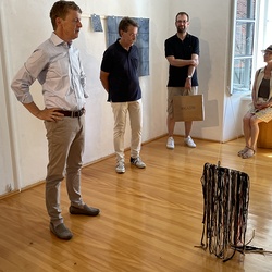 Finissage_Wilhelm Scheruebl_Gehen_Vergehen. Foto: KULTUM/Hopper