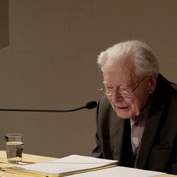 LITERATUR HOTEL: Lesung Gerhard Rühm: 100 Zahlendichtungen.Einführung: Lisa Spalt, KULTUM Graz, 18.10.2024, Foto: J. Rauchenberger