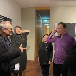 BREAK EDEN. Ges?nge von Sirenen. H?RSPIEL, KULTUM, 1. Dezember 2023  Text, Lesung: Lisa Spalt Komposition: Clemens Gadenst?tter  Interpret*innen: Anna Claire Hauf | Stimme Ernst Surberg |  Keyboards  Foto: KULTUM/J. Rauchenberger