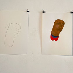Judith Zilllich: MUTTER GOTTES. (Ikonen 2018?2020)Eitempera auf PapierKULTUM Galerie, 12. Nov. 2021 bis 12. Feb. 2022Kurator: Johannes Rauchenberger