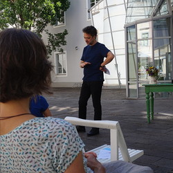 Denn das Lama kennt kein Drama, Buchpräsentation und Workshop, Christine Kastl. 