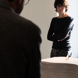 LEBEN NACH DEM TOD? Kuratorenführung mit Johannes Rauchenberger in Zlatko Kopljars Schau 'AUSLÖSCHUNG' am 2.11.2024Foto: Adnan Babahmetovic