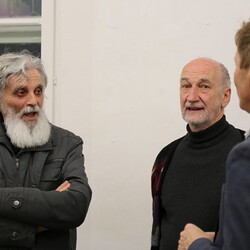 CINEMA ALTERA_Thomas Henke, Lorenz Estermann, Ausstellungseröffnung, 07.02.2023. Foto: KULTUM Graz