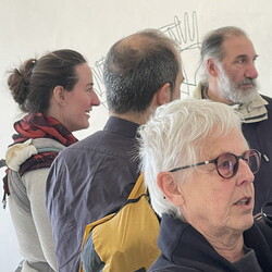 Eröffnung der Ausstellung: 'SISTERS OF THE LABYRINTH' von Renate Kordon und Tamara Friebel, KULTUM Graz, 2. März 2024. Foto: KULTUM/Johannes Rauchenberger