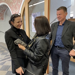 Zenita Komad_Ausstellungseröffnung_3.2.2024. Foto: KULTUM/A. Hopper