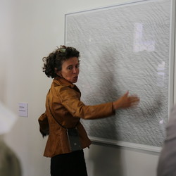 KURATORINNENFÜHRUNG, Juli 2021, Ausstellung EINATMEN-AUSATMEN. Foto: KULTUM