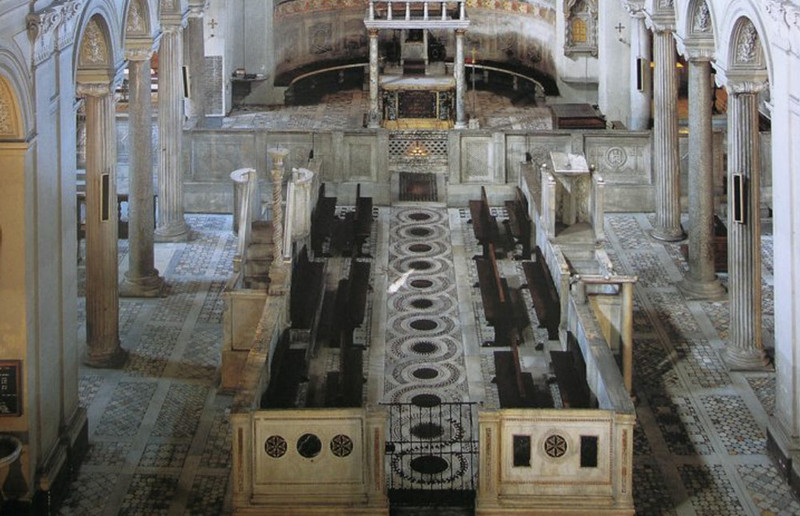 San Clemente, gegr. 4. Jhdt., Chorschranken 6. Jhdt.