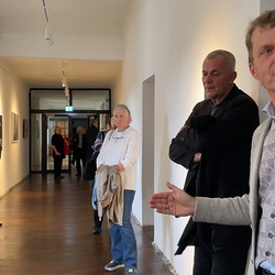 Artist-Curator Talk Zlatko Kopljar and Johannes Rauchenberger, 28. Sept. 2024, steirischer herbst, Ausstellung: Zlatko Kopljar: Erasion