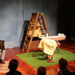 Frau Meier die Amsel, Mezzanintheater, JUNGES PUBLIKUM, September 2021. Foto: KULTUM