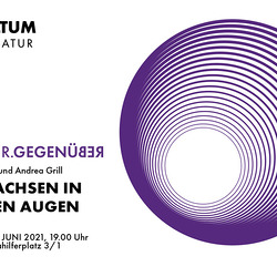 Literatur.Gegenüber, WIR WACHEN IN FREMDEN AUGEN, 20210609. Foto: KULTUM