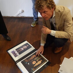 Künstleringespräch mit Dorothee Golz in der Ausstellung 'Gott hat kein Museum' mit Kurator Johannes Rauchenberger.  KULTUMUSEUM Graz, 9.5.2026