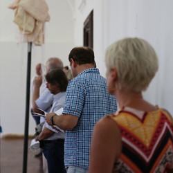 EINATMEN - AUSATMEN. Ausstellungsbesuch mit Führung. Foto: KULTUM