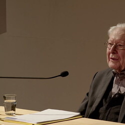 LITERATUR HOTEL: Lesung Gerhard Rühm: 100 Zahlendichtungen.Einführung: Lisa Spalt, KULTUM Graz, 18.10.2024, Foto: J. Rauchenberger