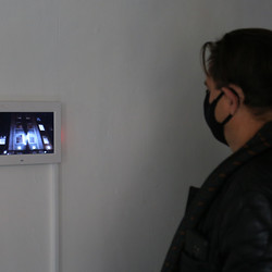 NINAVALE. Ausstellungseröffnung. 'Paradise is temporarily closed. God' KULTUM Graz, 24. Oktober 2020. Foto: KULTUM/Andrea Hopper