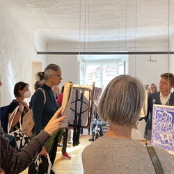 DE PROPAGANDA FIDE. Überraschende Glaubenswerbungen der Katholischen Kirche ? Kuratorenführung mit Johannes Rauchenberger im Rahmen des Galerientags des steirischen herbst, 24.9.2022 Foto: KULTUM/Alexandra Seyi